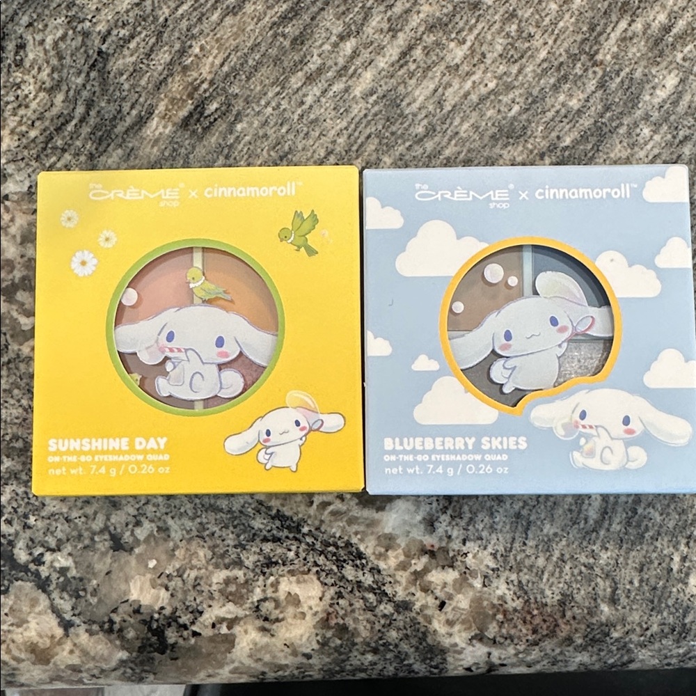 The Crème Shop Cinnamoroll  Blueberry Skies and Café Sunshine Two Piece Set NIP